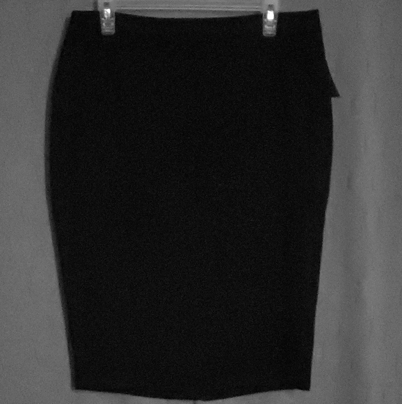 Black Pencil Skirt - Picture 1 of 5